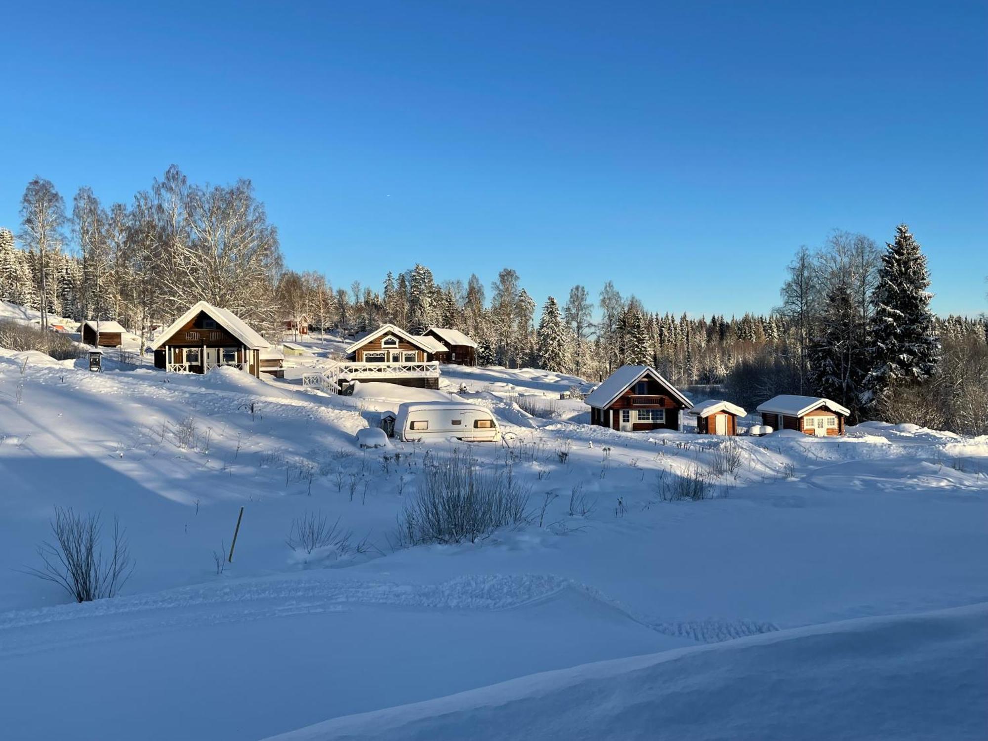 Åmotfors Stuga I Valfjaelletヴィラ エクステリア 写真